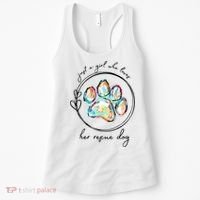 Just A Girl Who Loves Her Rescue Dog Gift Women's Tank Top thumb 0