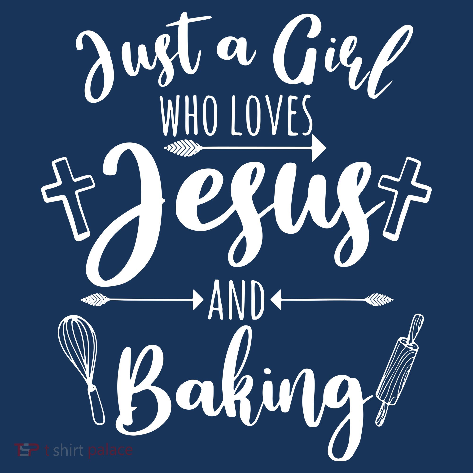Just A Girl Who Loves Jesus And Baking Funny Christian Women's Hoodie