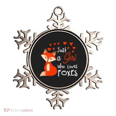 Just a girl who loves foxes - Cute looking fox Ornament