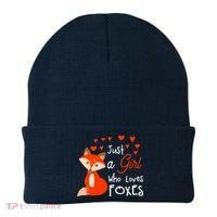 Just a girl who loves foxes - Cute looking fox Beanie thumb 0