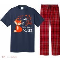 Just a girl who loves foxes - Cute looking fox Pajama Set thumb 0
