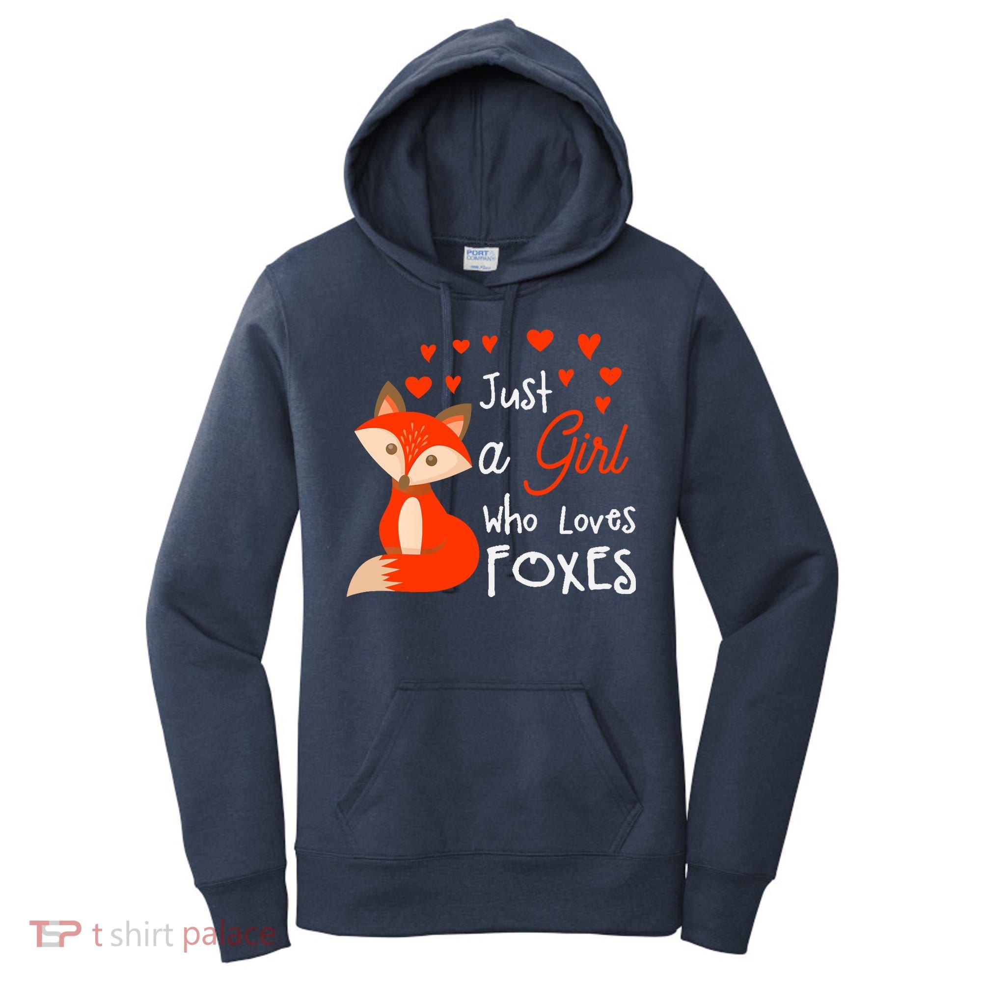 Just a girl who loves foxes - Cute looking fox Women's Hoodie