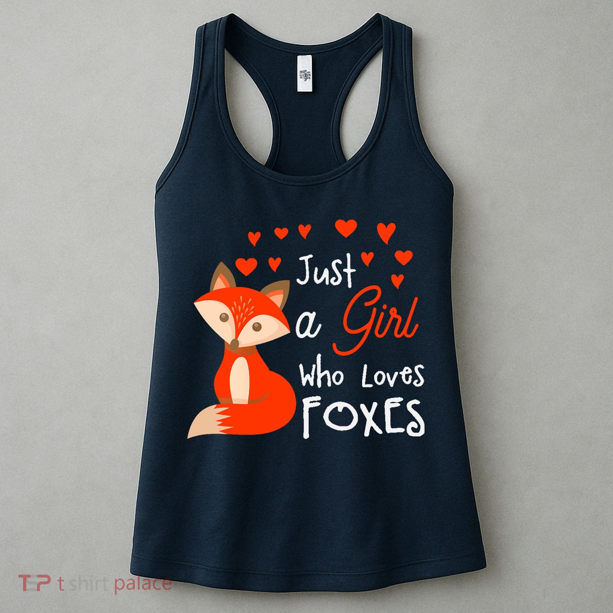 Just a girl who loves foxes - Cute looking fox Women's Tank Top