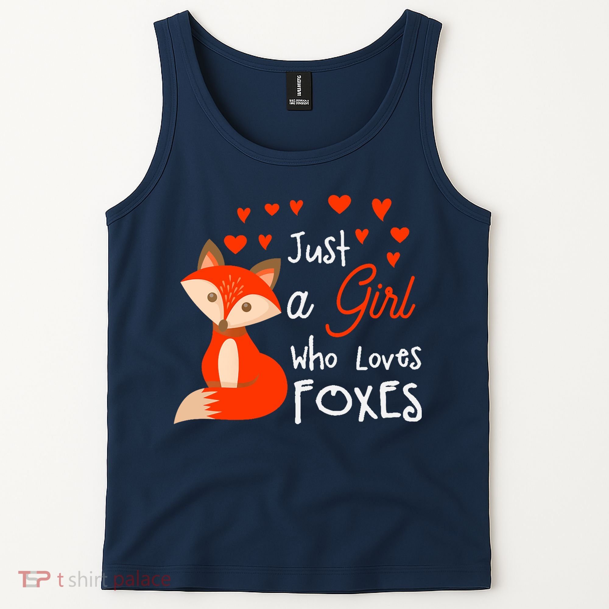 Just a girl who loves foxes - Cute looking fox Tank Top