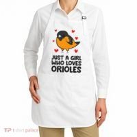 Just A Girl Who Loves Orioles Apron thumb 2