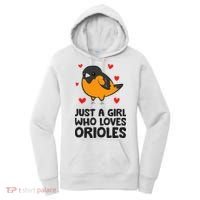 Just A Girl Who Loves Orioles Women's Hoodie thumb 0