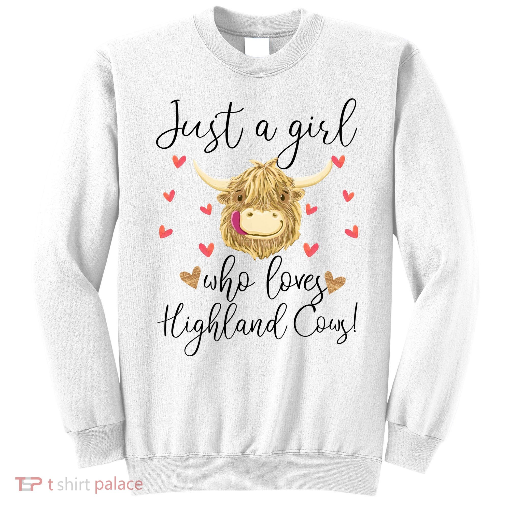 Just A Girl Who Loves Highland Cows Sweatshirt