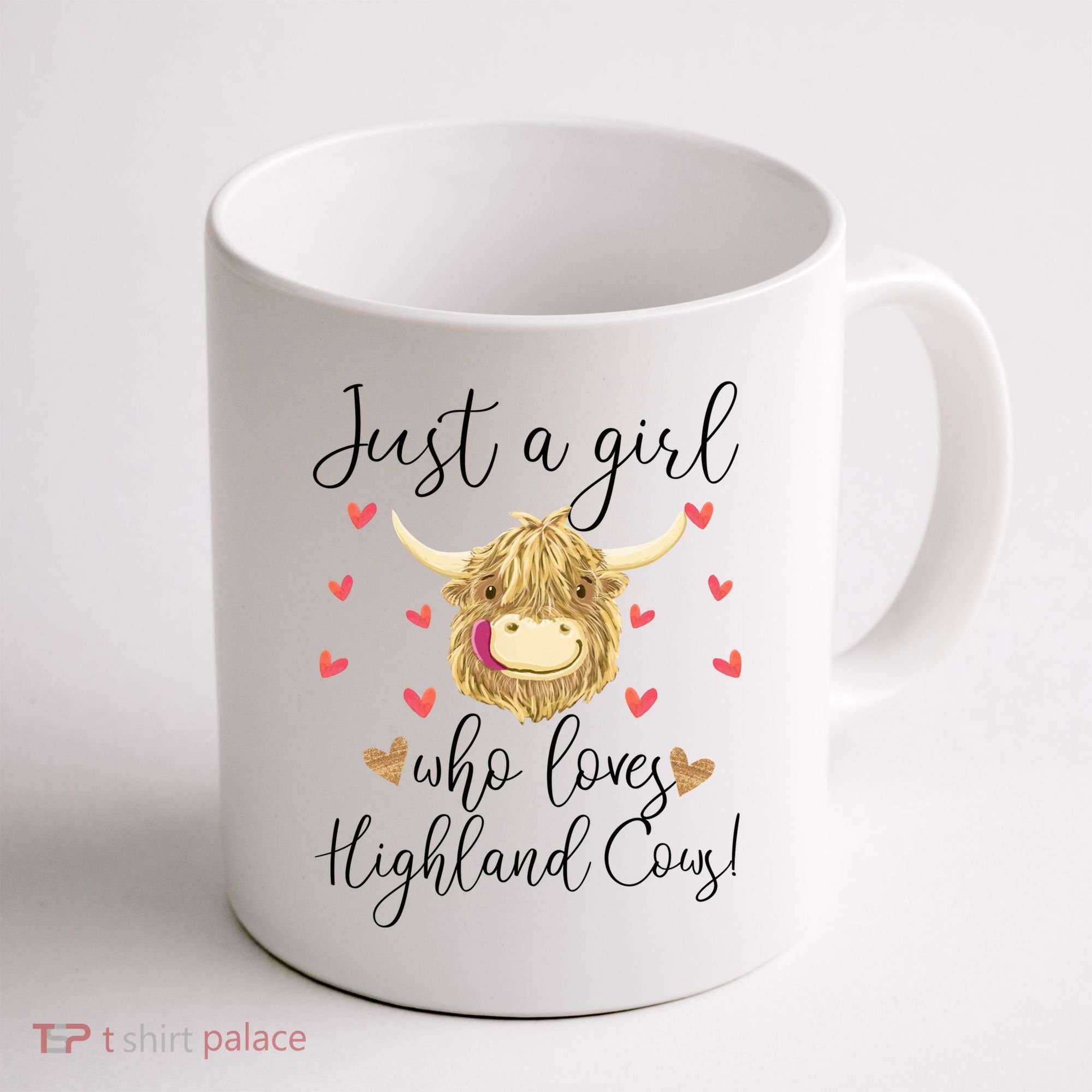 Just A Girl Who Loves Highland Cows Coffee Mug