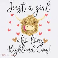 Just A Girl Who Loves Highland Cows Polo thumb 3