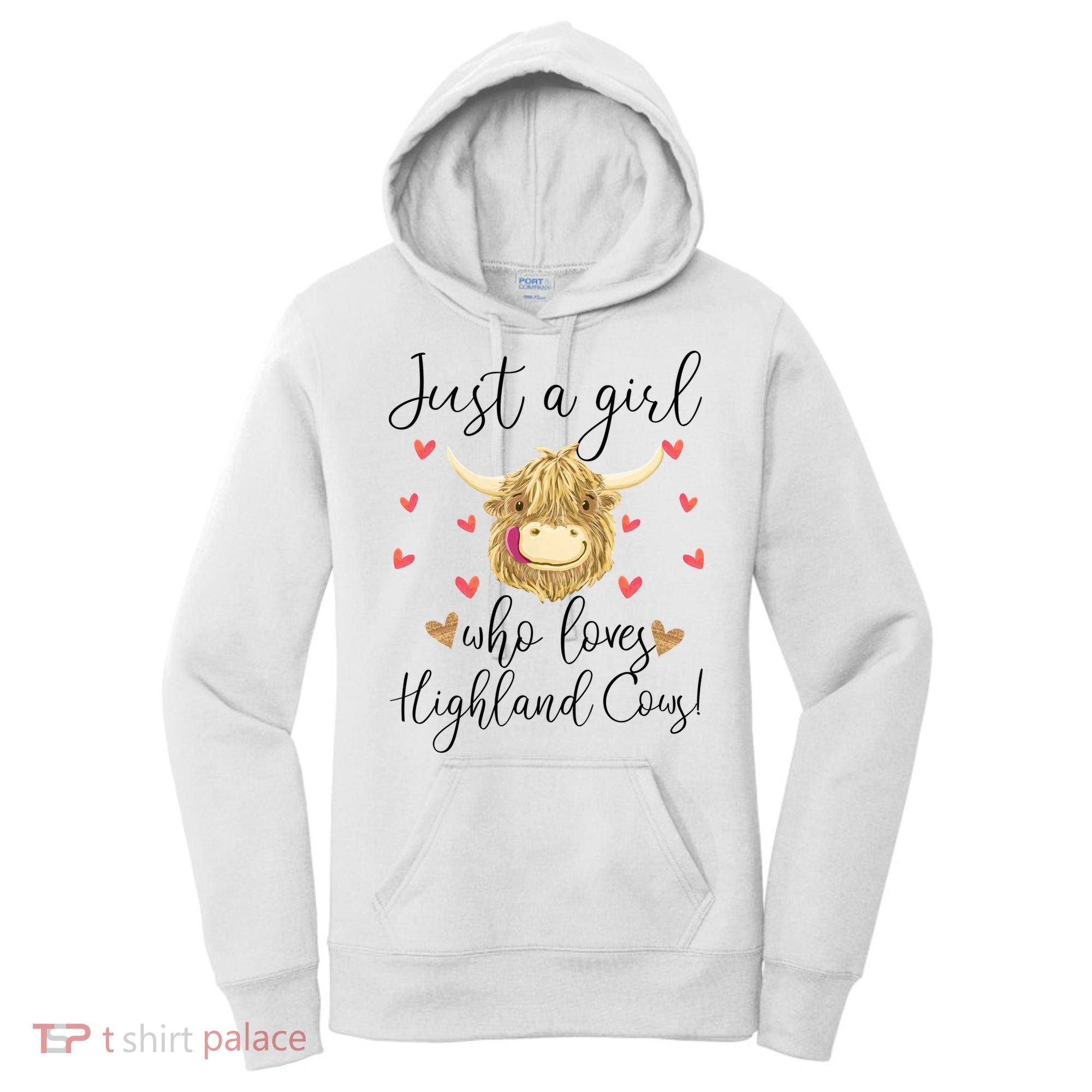 Just A Girl Who Loves Highland Cows Women's Hoodie