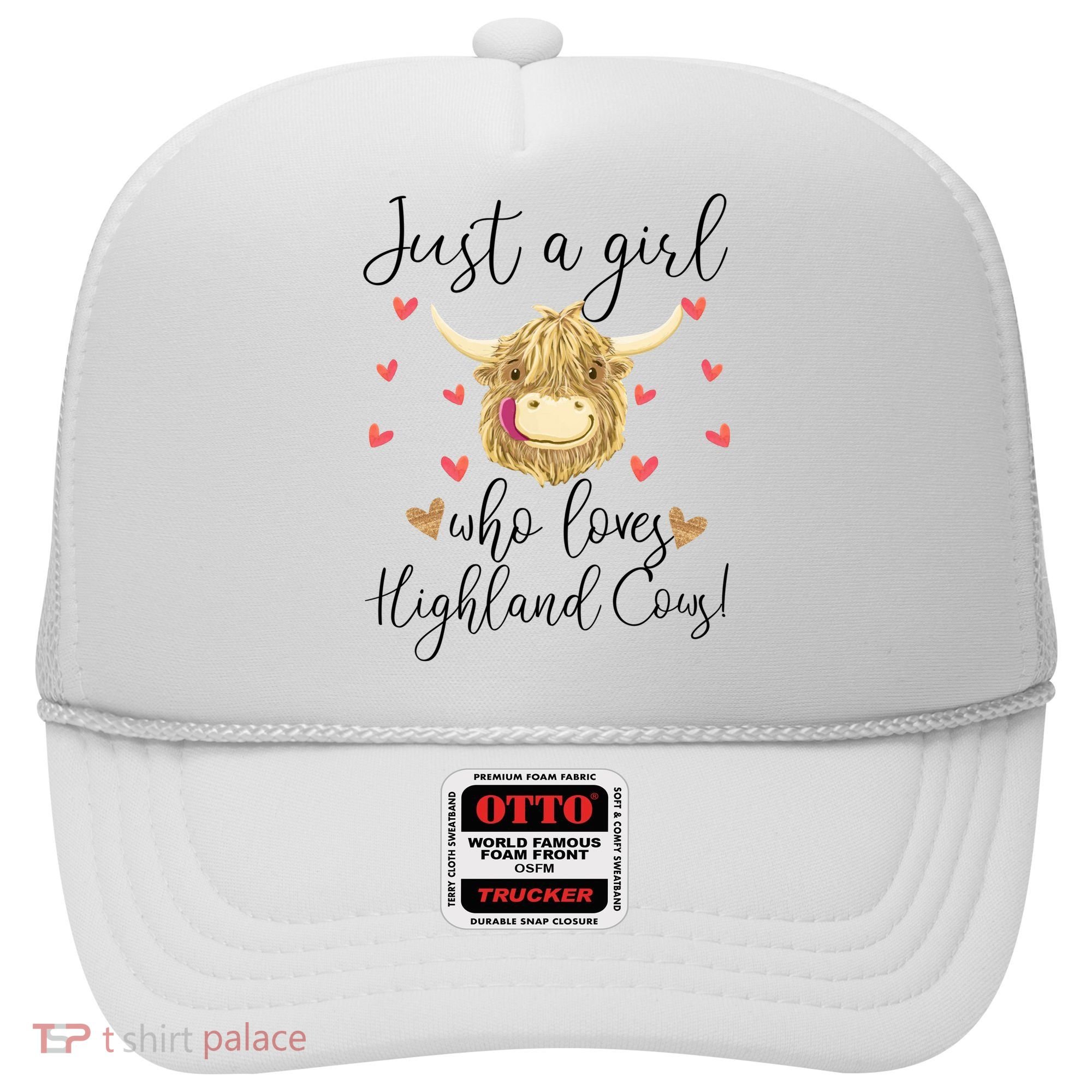 Just A Girl Who Loves Highland Cows Hat