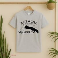 Just A Girl Who Loves Squirrels T-Shirt thumb 2