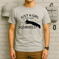 Just A Girl Who Loves Squirrels T-Shirt thumb 6