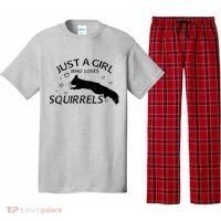 Just A Girl Who Loves Squirrels Pajama Set thumb 0