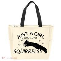 Just A Girl Who Loves Squirrels Tote Bag thumb 0