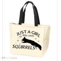 Just A Girl Who Loves Squirrels Tote Bag thumb 3
