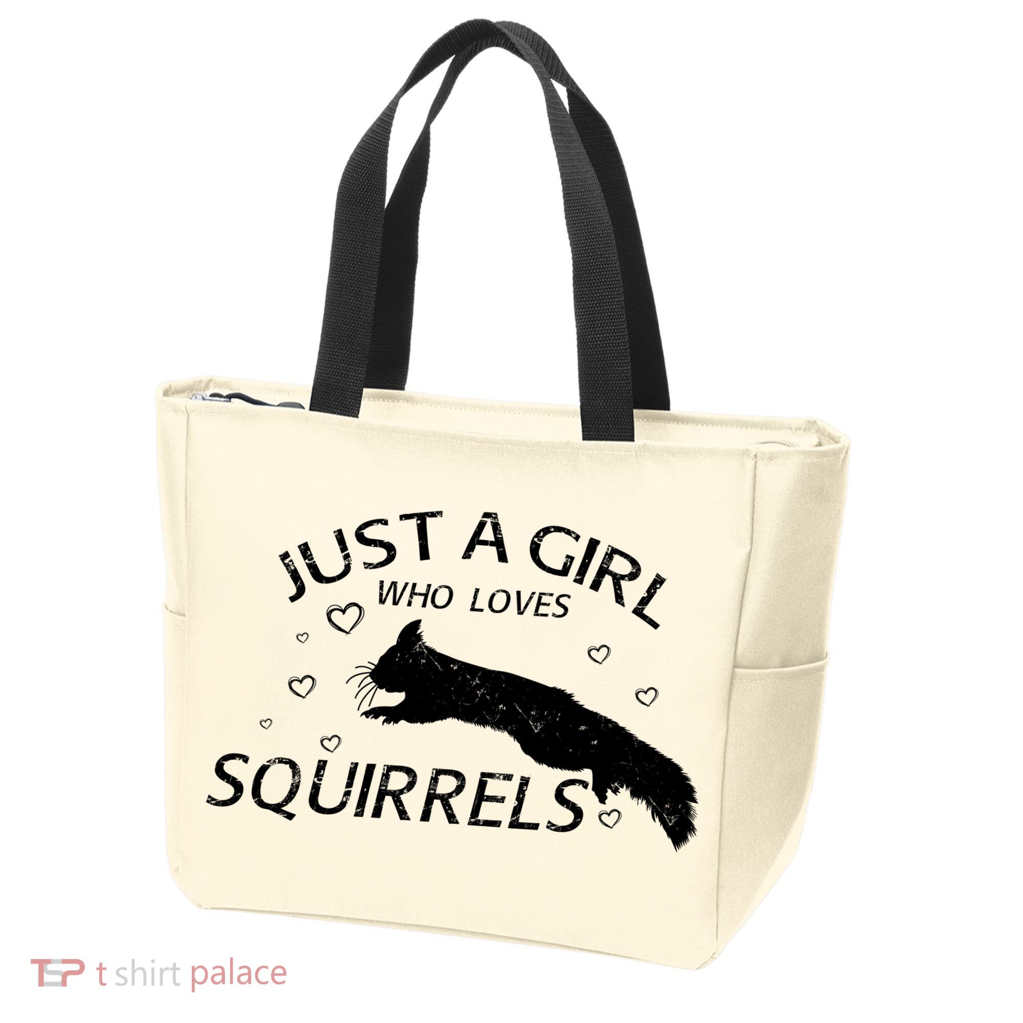 Just A Girl Who Loves Squirrels Tote Bag