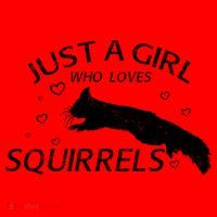 Just A Girl Who Loves Squirrels Santa Hat thumb 1