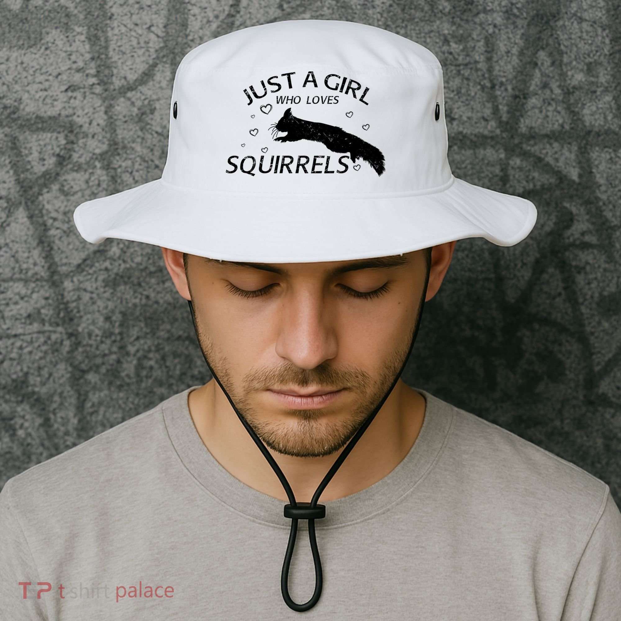 Just A Girl Who Loves Squirrels Bucket Hat