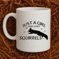 Just A Girl Who Loves Squirrels Coffee Mug thumb 2