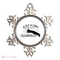 Just A Girl Who Loves Squirrels Ornament thumb 0