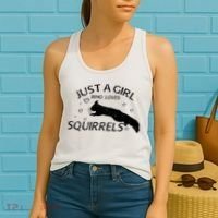 Just A Girl Who Loves Squirrels Women's Tank Top thumb 2