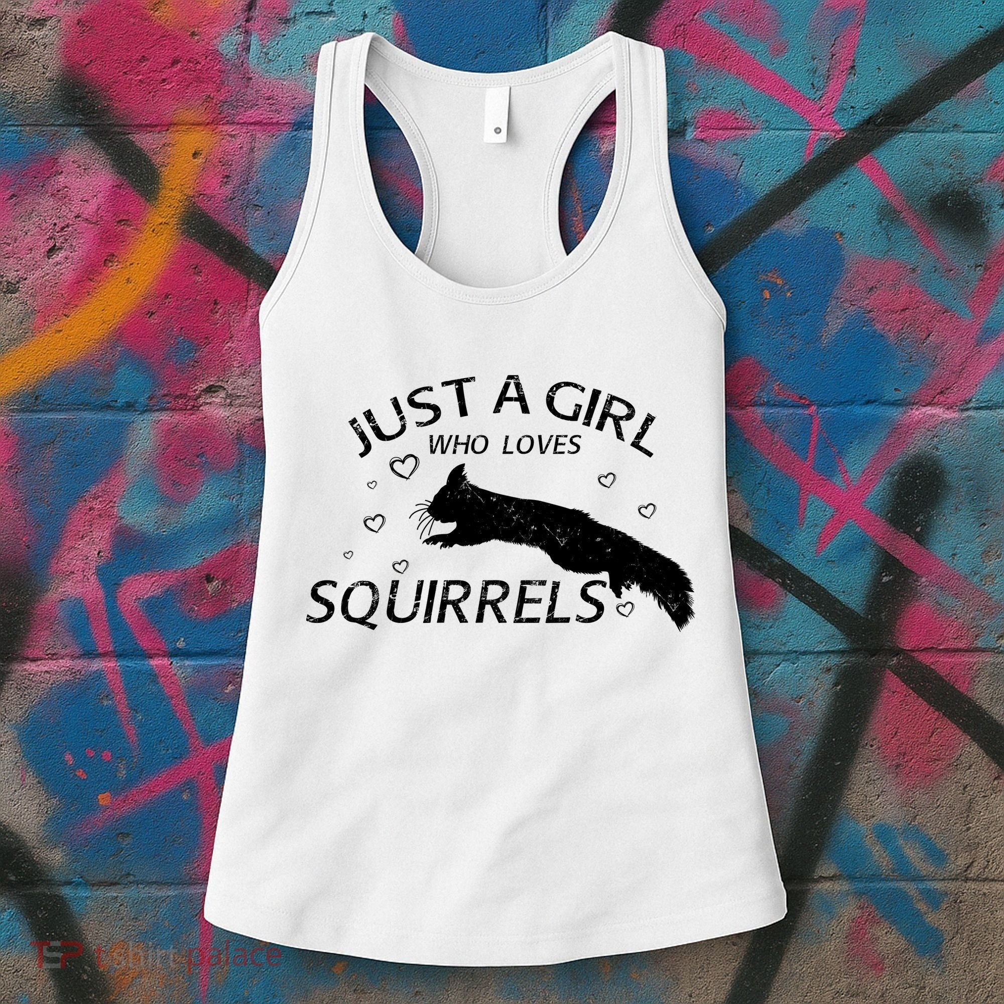 Just A Girl Who Loves Squirrels Women's Tank Top