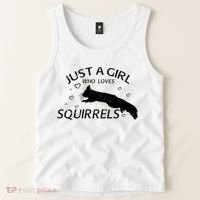 Just A Girl Who Loves Squirrels Tank Top thumb 2
