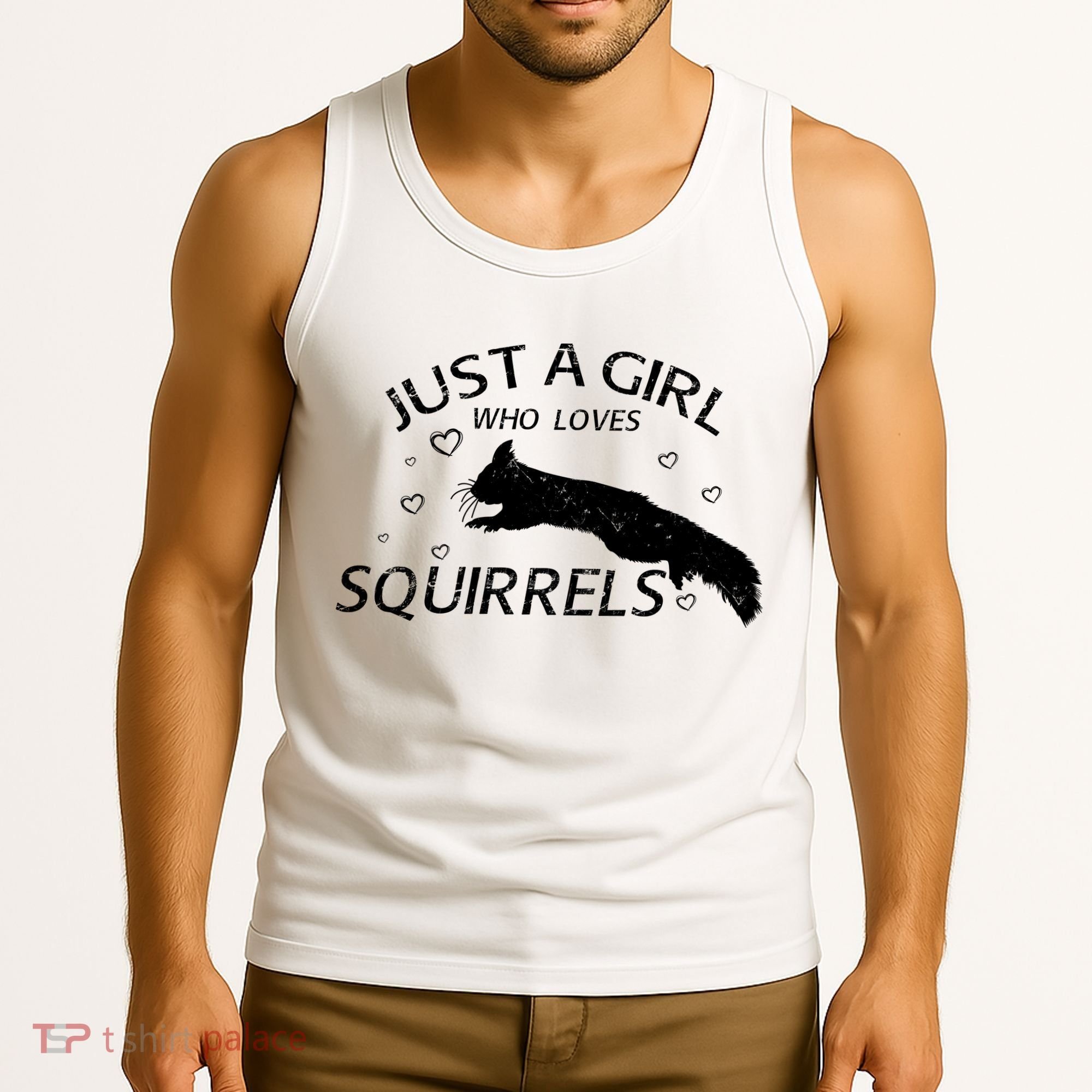 Just A Girl Who Loves Squirrels Tank Top