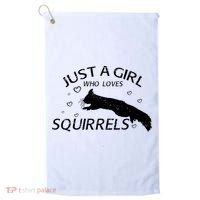 Just A Girl Who Loves Squirrels Golf Towel thumb 0