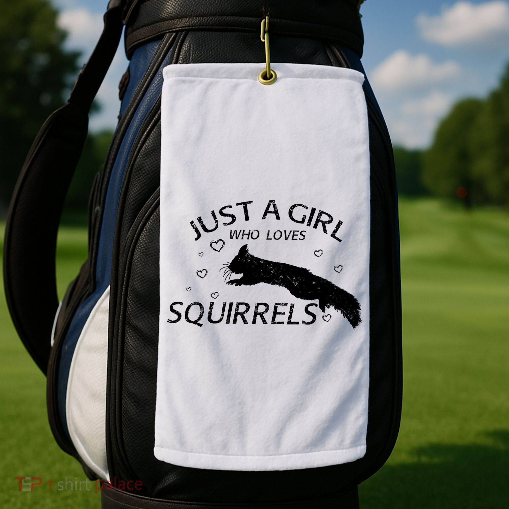 Just A Girl Who Loves Squirrels Golf Towel