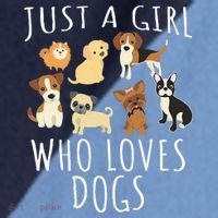 Just A Girl Who Loves Dogs Funny Puppy Raglan Baseball Sleeve Shirt thumb 2