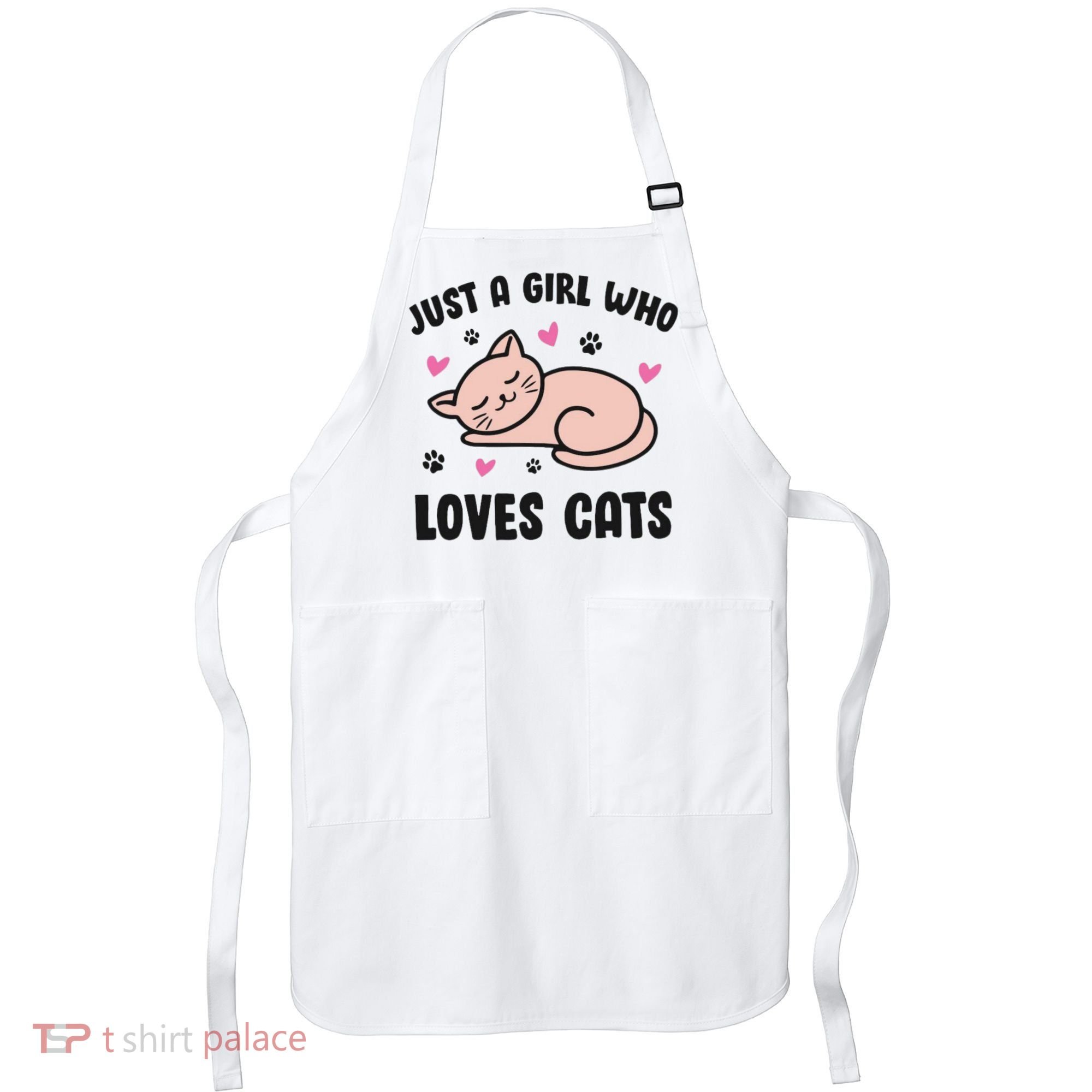 Just A Girl Who Loves Cats Apron