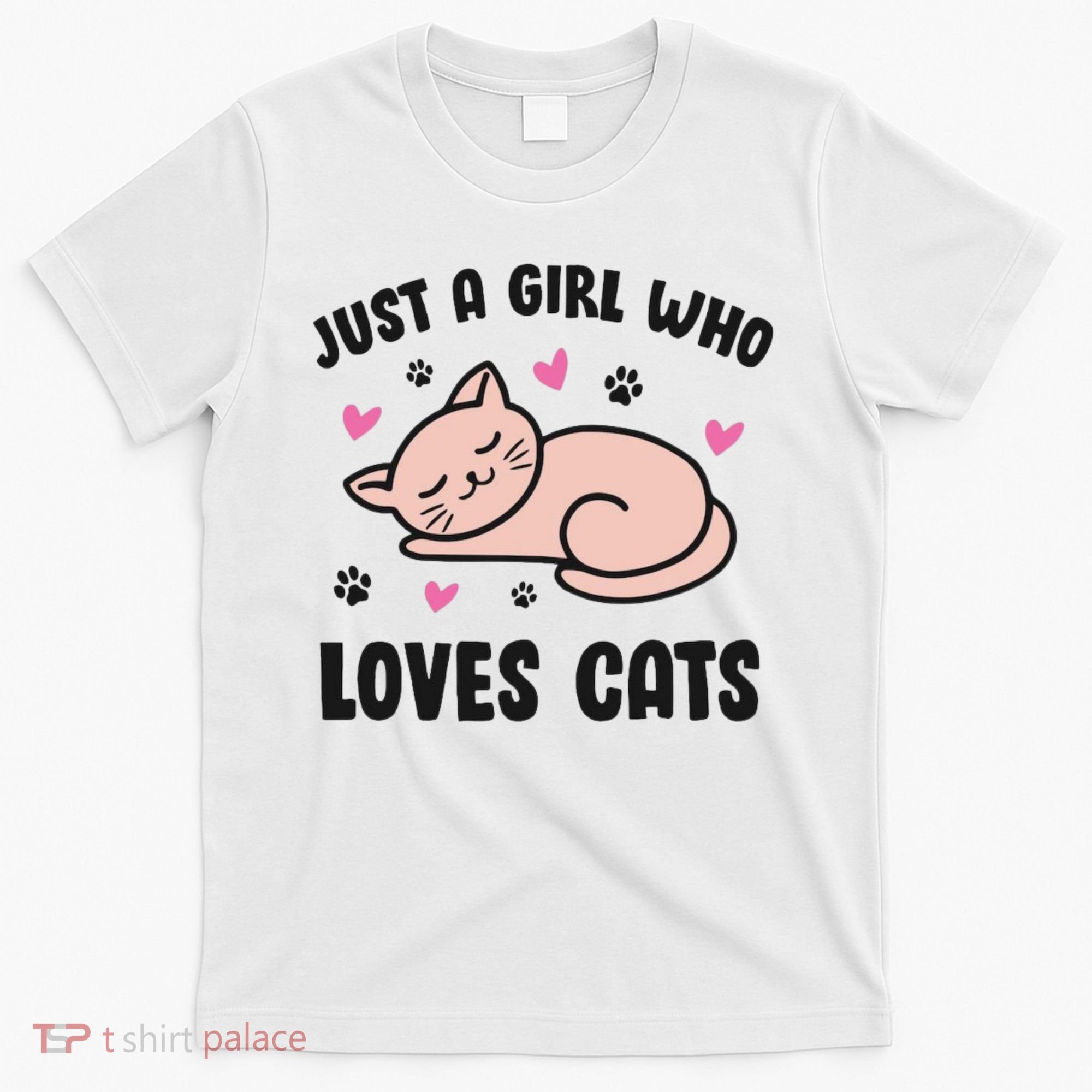 Just A Girl Who Loves Cats T-Shirt