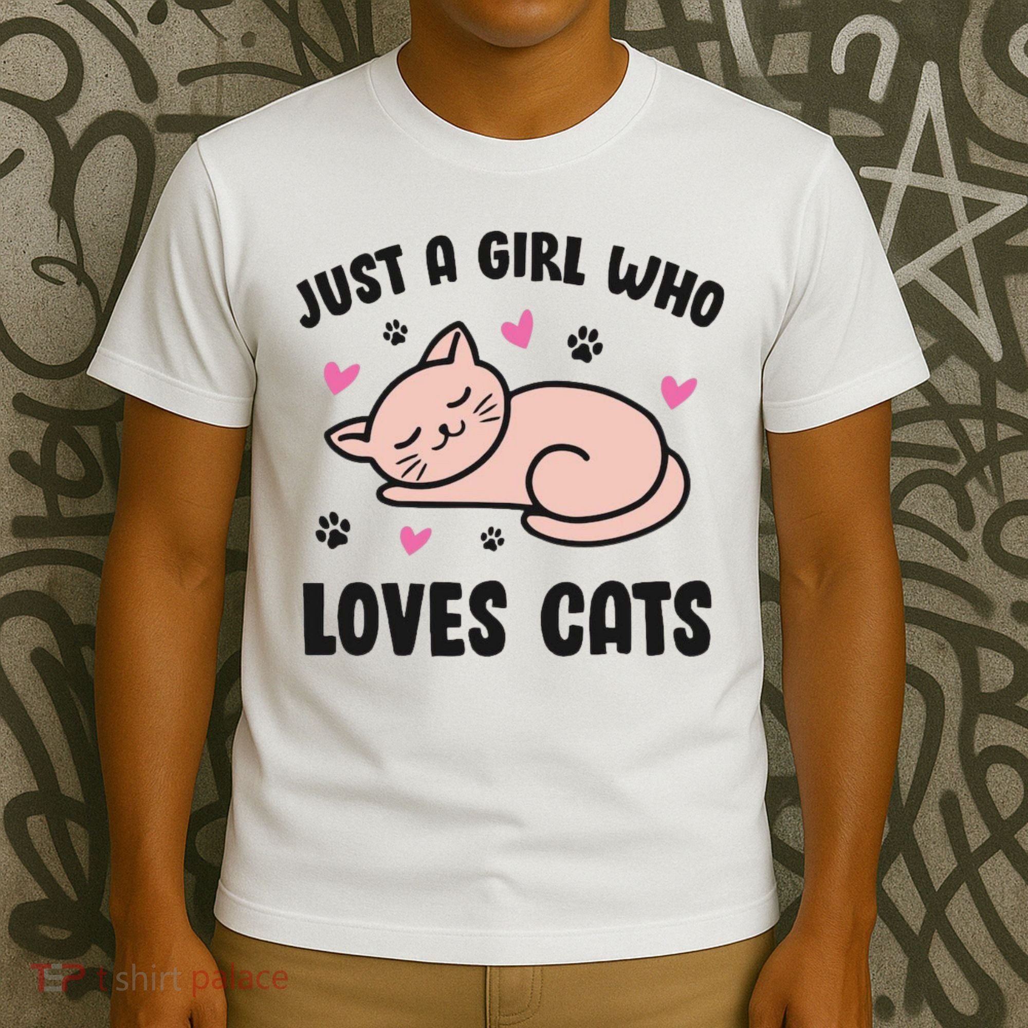 Just A Girl Who Loves Cats T-Shirt