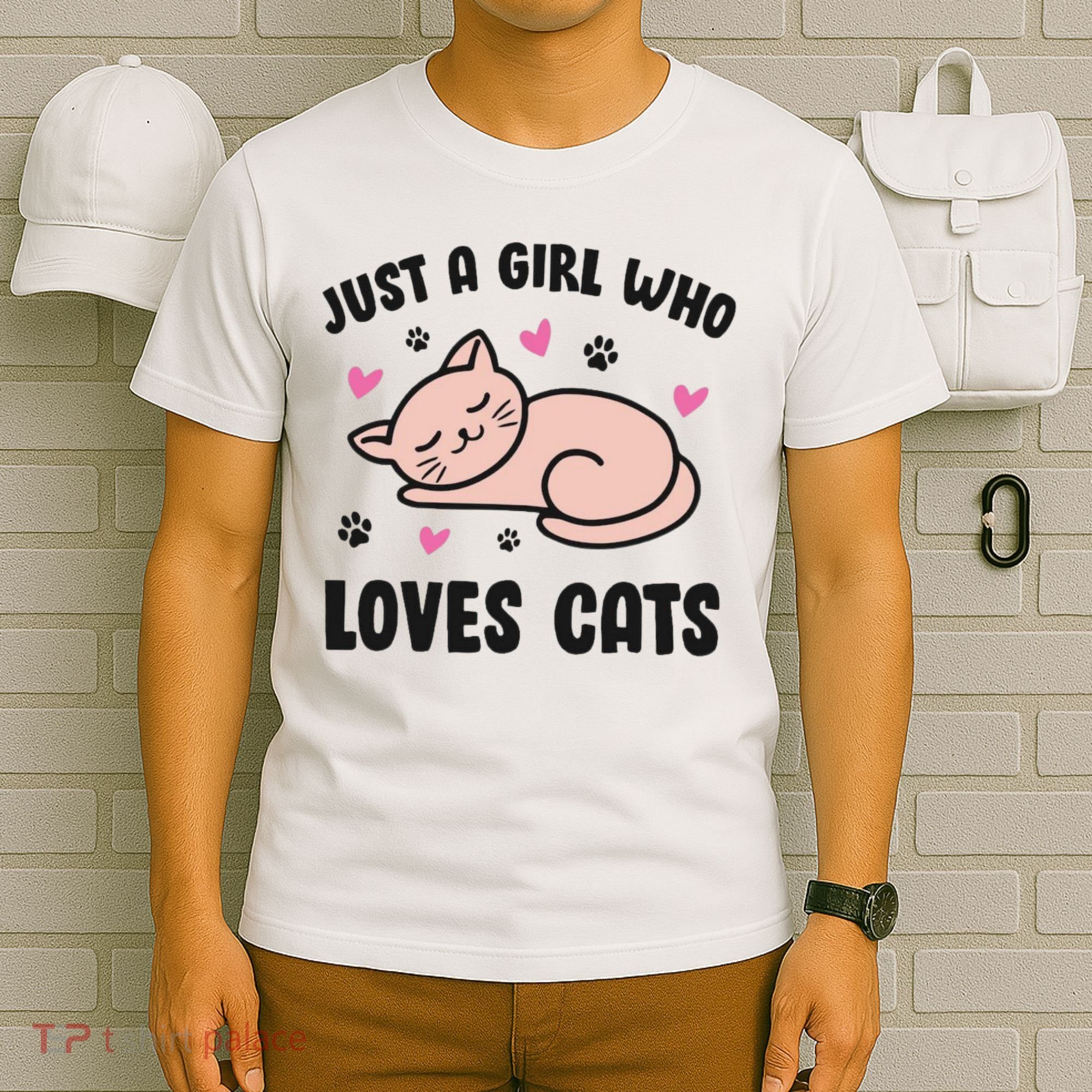 Just A Girl Who Loves Cats T-Shirt