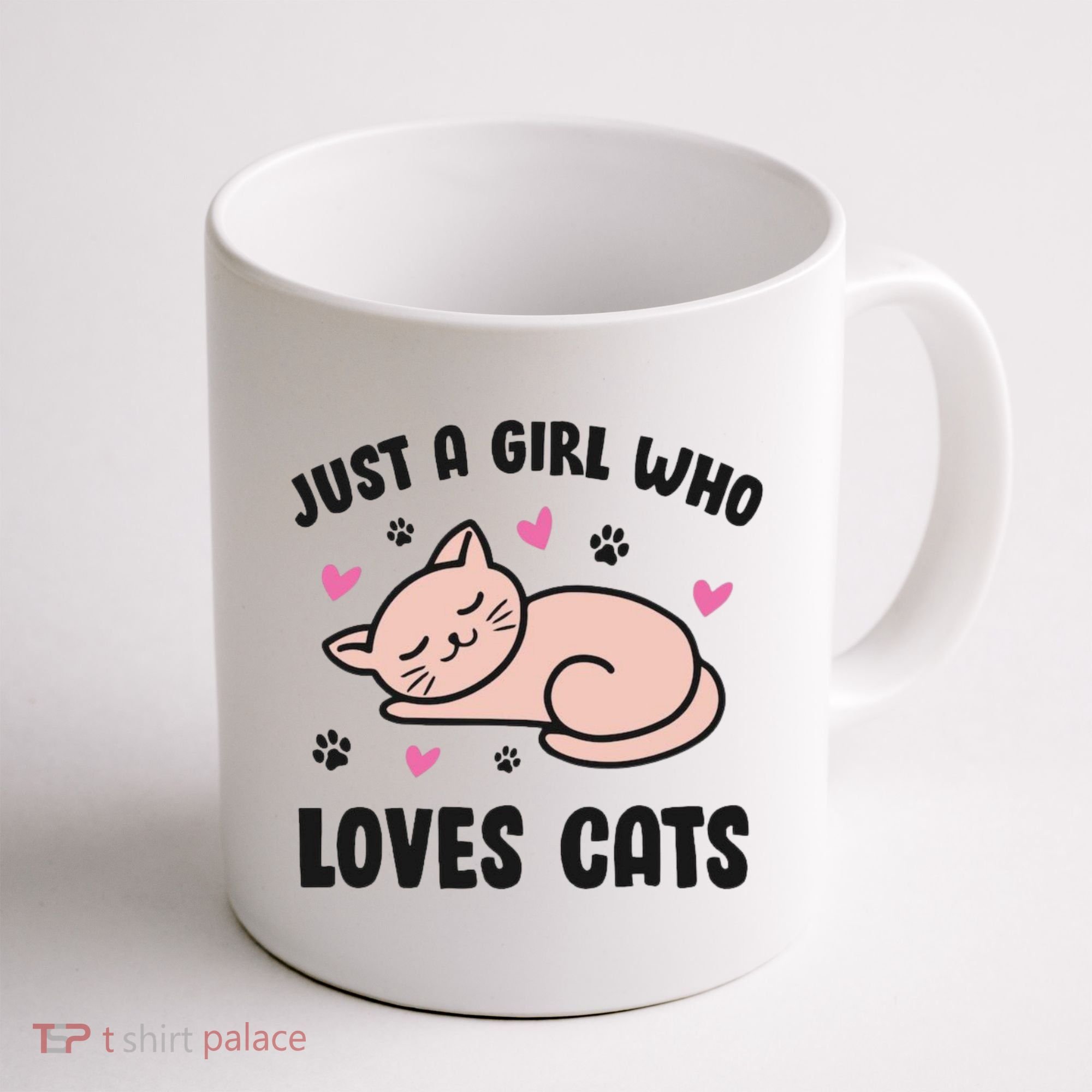 Just A Girl Who Loves Cats Coffee Mug