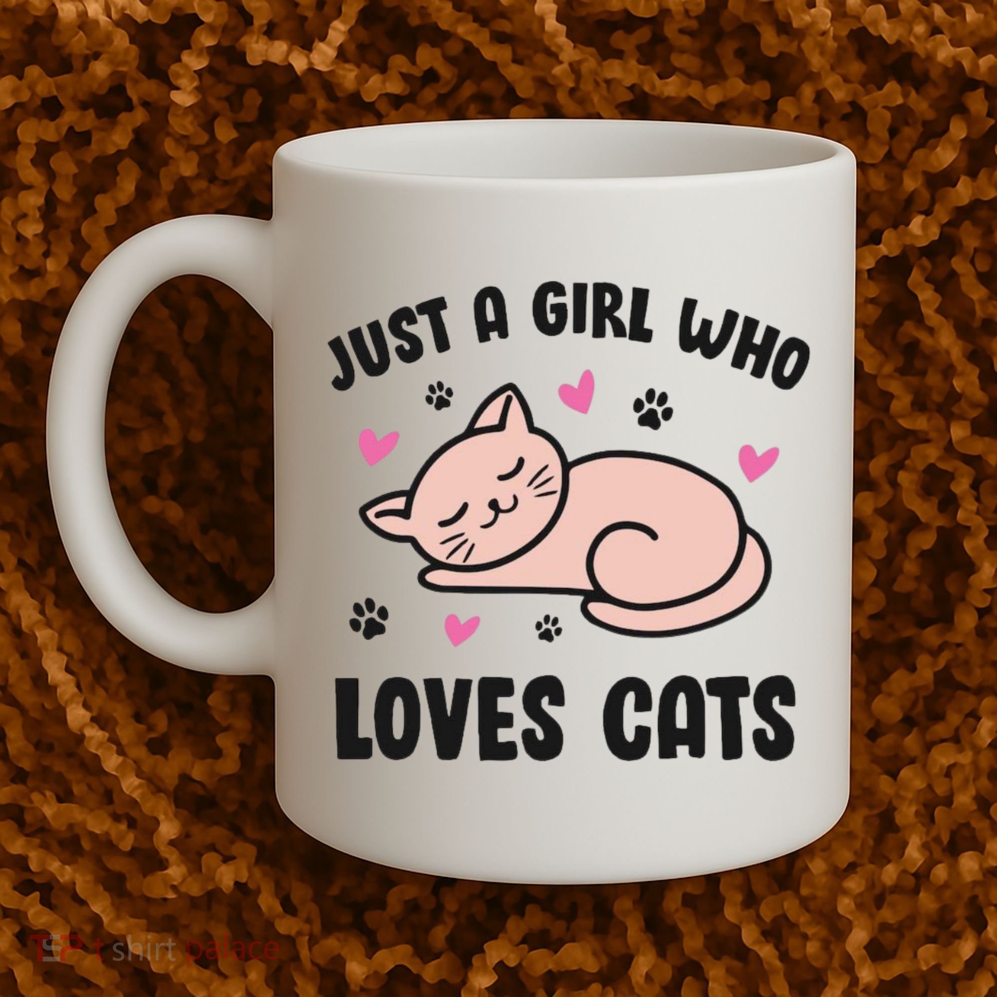 Just A Girl Who Loves Cats Coffee Mug