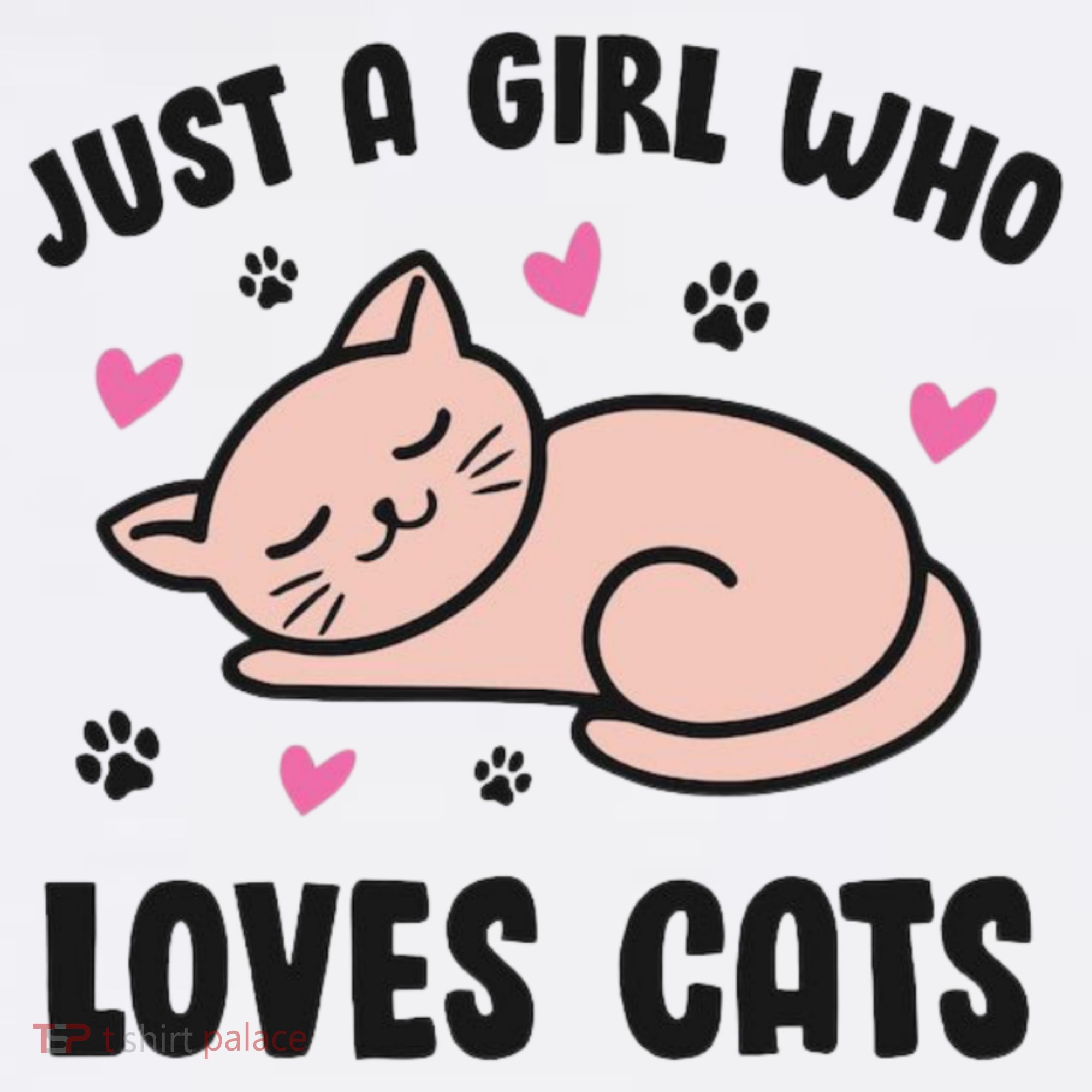 Just A Girl Who Loves Cats Women's Hoodie