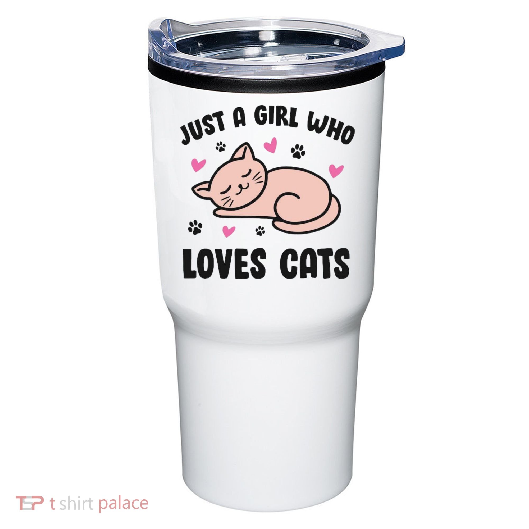 Just A Girl Who Loves Cats Tumbler