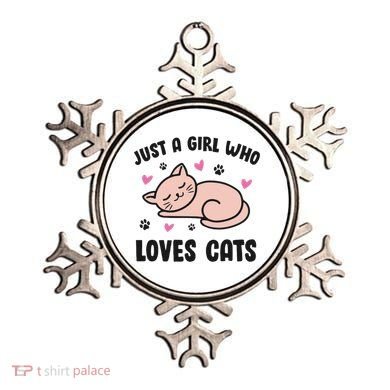 Just A Girl Who Loves Cats Ornament