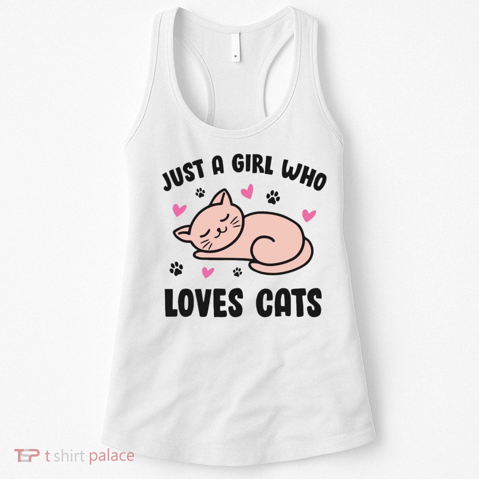 Just A Girl Who Loves Cats Women's Tank Top