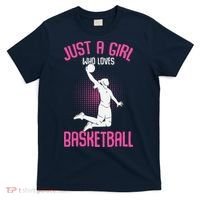 Just A Girl Who Loves Basketball T-Shirt thumb 0