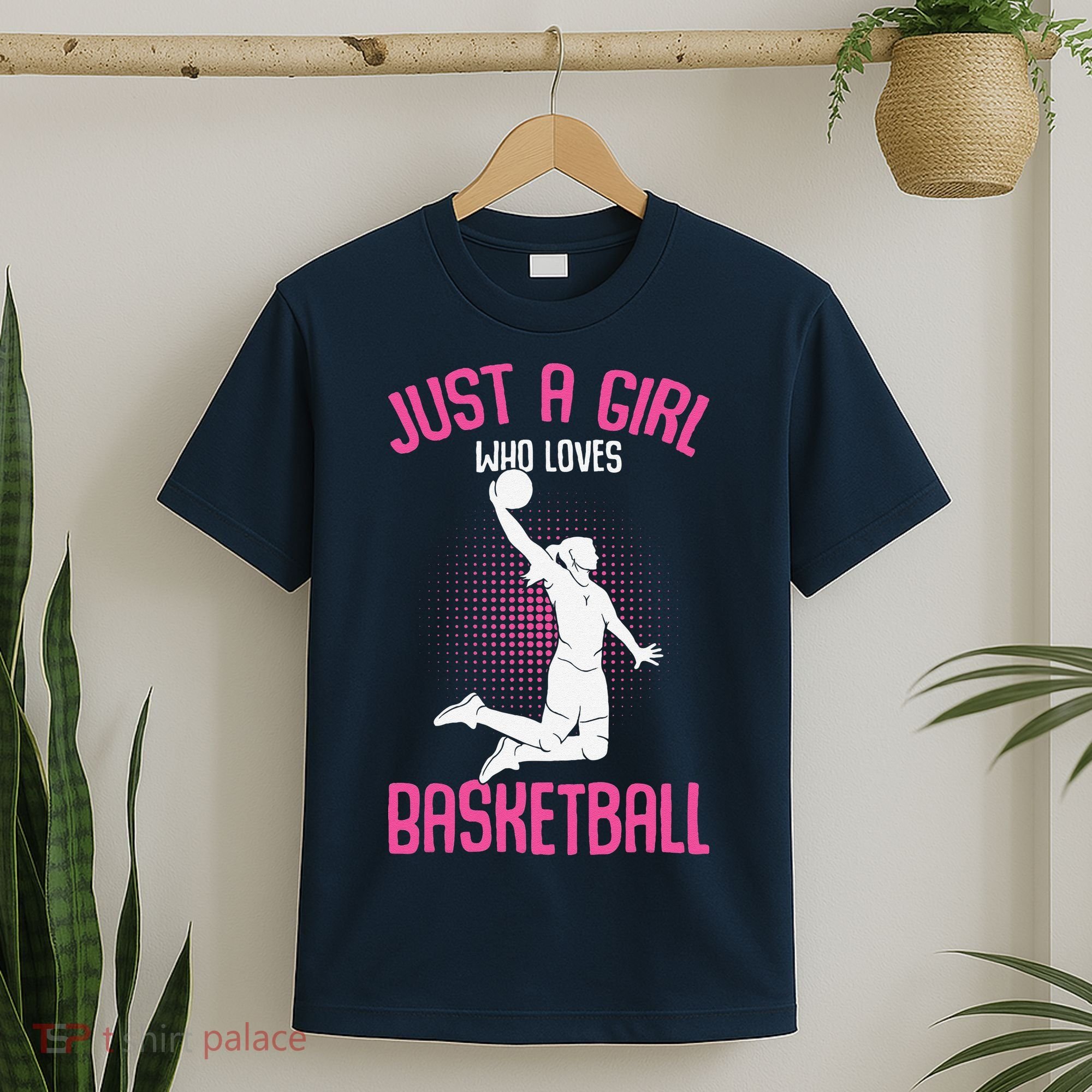 Just A Girl Who Loves Basketball T-Shirt