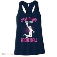 Just A Girl Who Loves Basketball Women's Tank Top thumb 0