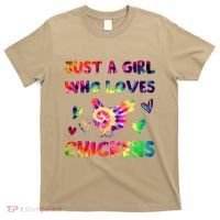 Just A Girl Who Loves Chickens Girl Farmer (3) T-Shirt thumb 0