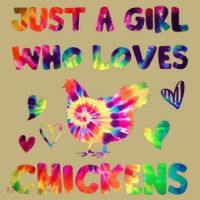 Just A Girl Who Loves Chickens Girl Farmer (3) T-Shirt thumb 7