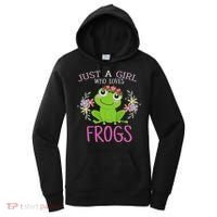 Just A Girl Who Loves Frogs Frogs Lover Women's Hoodie thumb 0