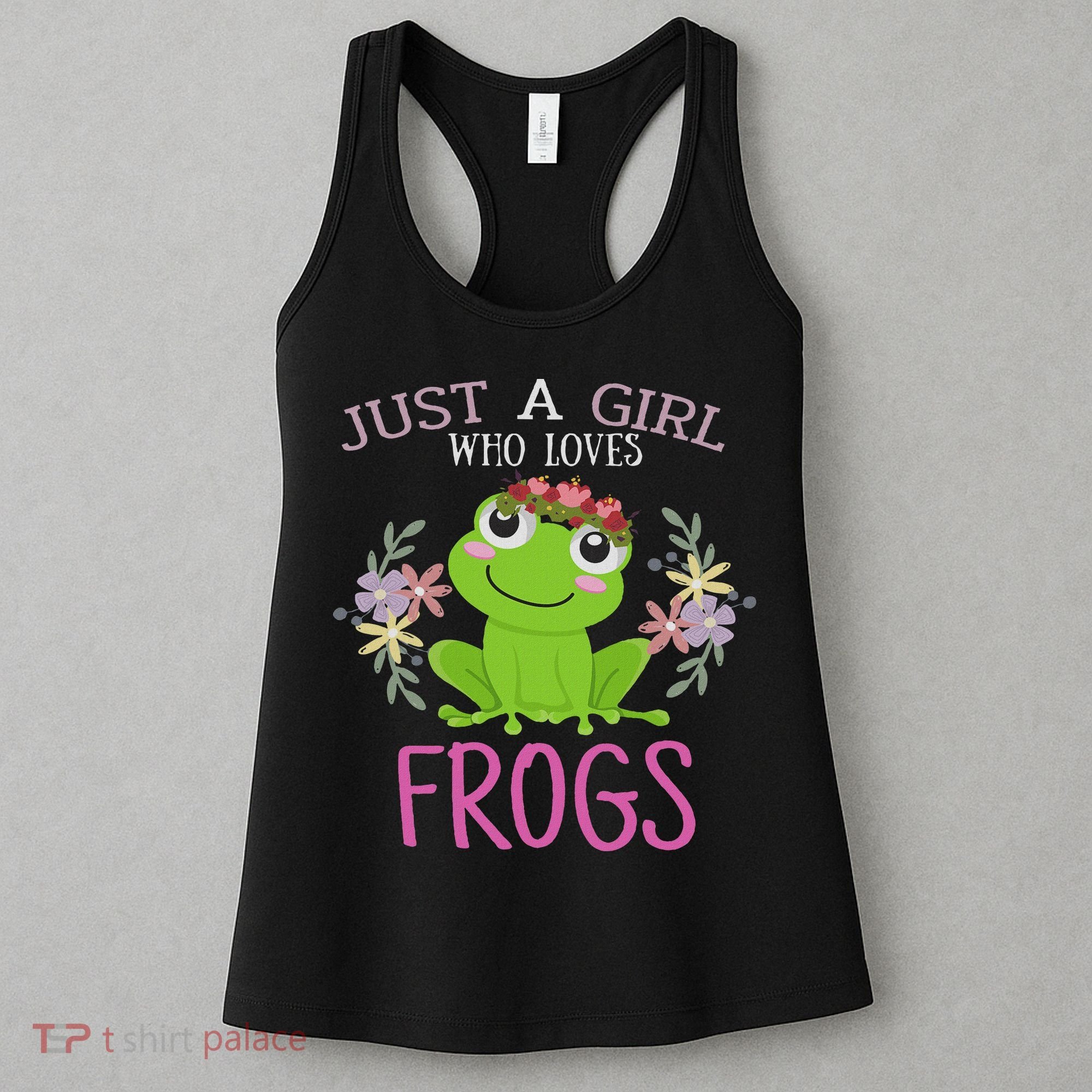 Just A Girl Who Loves Frogs Frogs Lover Women's Tank Top