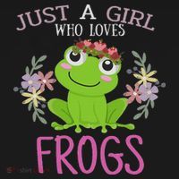 Just A Girl Who Loves Frogs Frogs Lover Women's Tank Top thumb 5